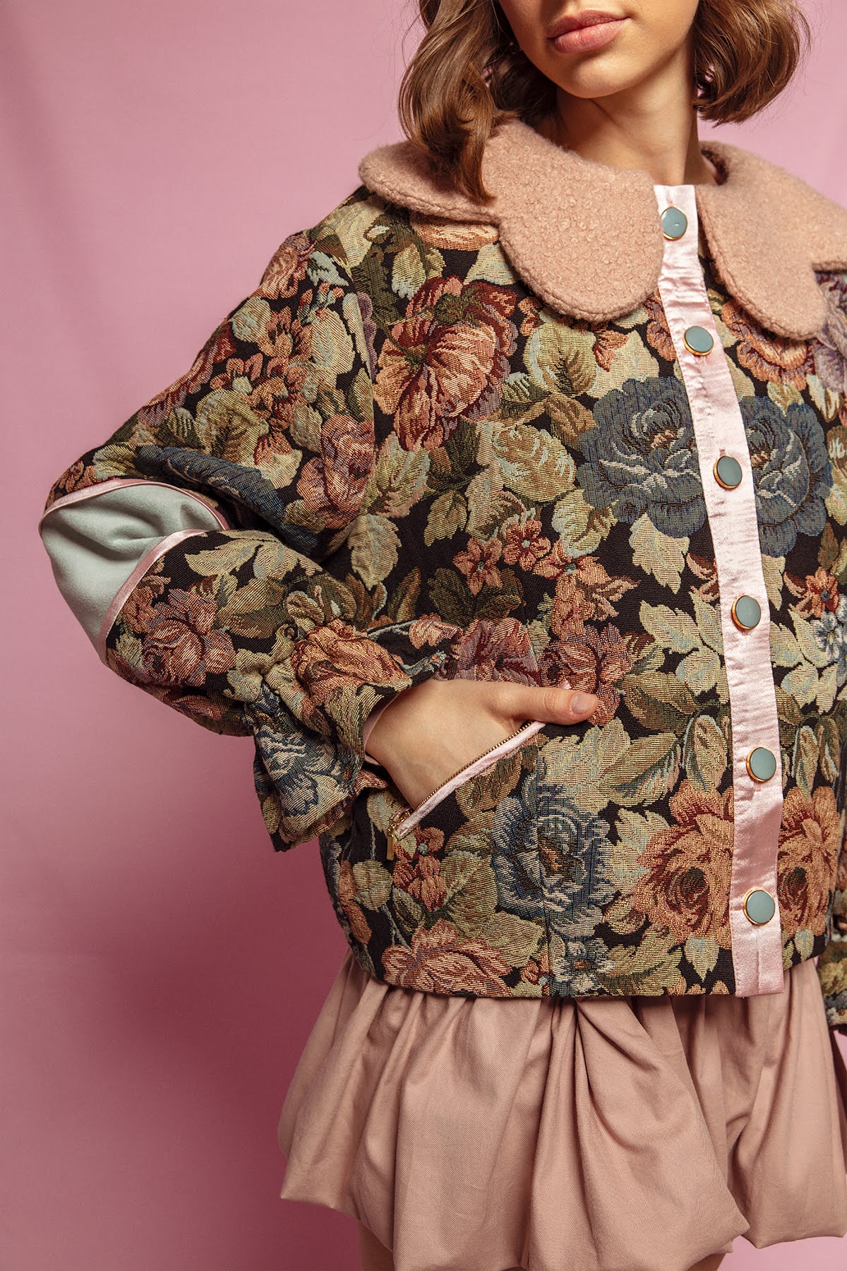 KURTKA W KWIATY SECRET GARDEN - obrazek 4